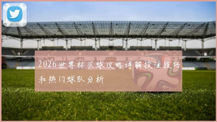2026世界杯买球攻略详解投注技巧和热门球队分析
